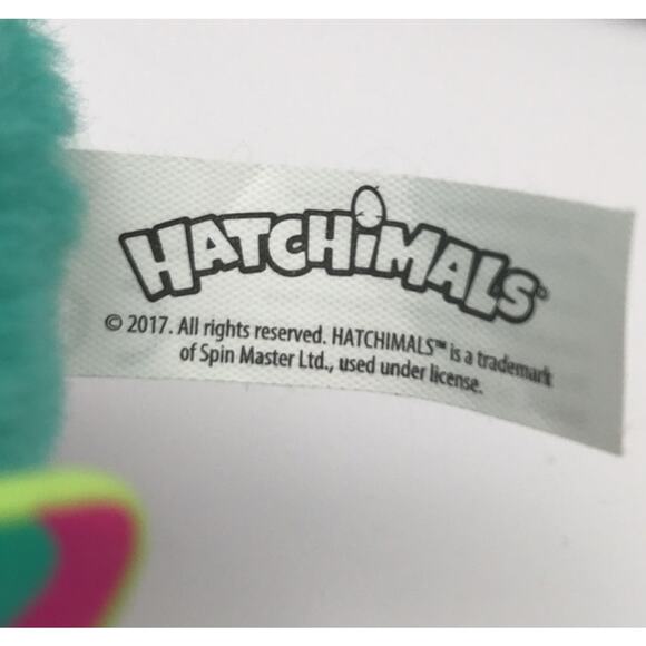 Hatchimals Bird Plush 3'' Keychain Backpack Clip Stuffed Animal Teal Green Pink - Picture 7 of 8
